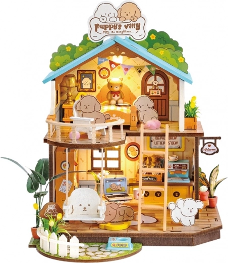 Kis házikó miniatűr Kiskutyaház