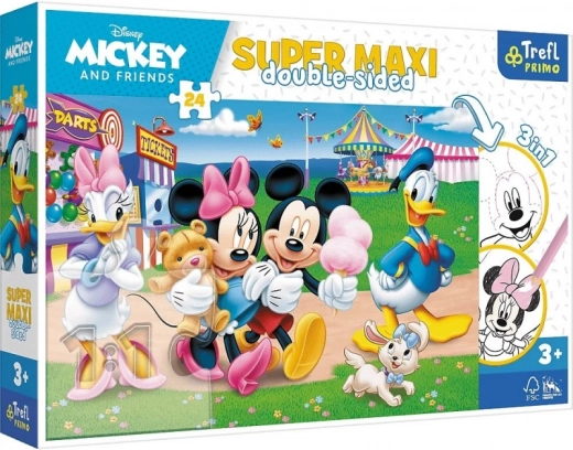 24 darabos SUPER MAXI kirakó – Mickey a vidámparkban