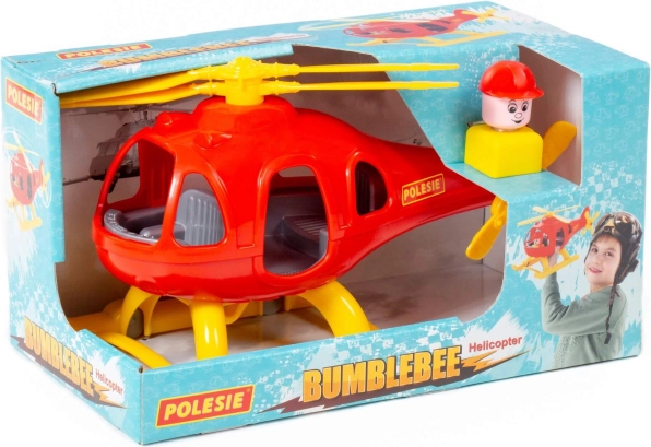 Csapatszúnyog helikopter játék POLESIE – Piros–sárga