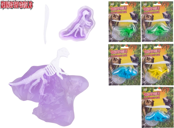 Dinoworld dinoszauruszcsontváz nyálkában – oktatási készlet 3 éves kortól