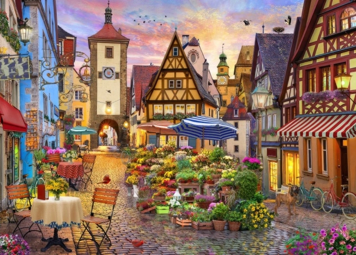 Puzzle Bajor város 500 darab BLUEBIRD