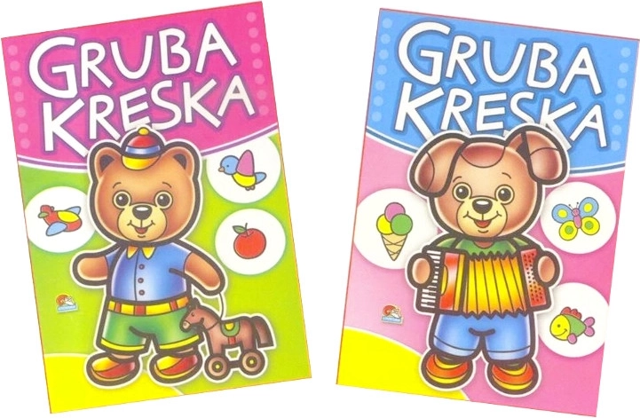 Kifestő a legkisebbeknek – vastag vonal
