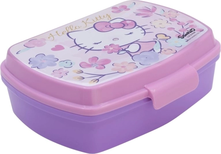 Műanyag uzsonnás doboz Hello Kitty