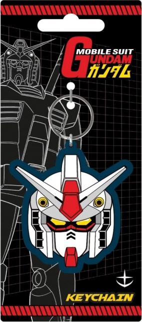 Gumírozott GUNDAM kulcstartó