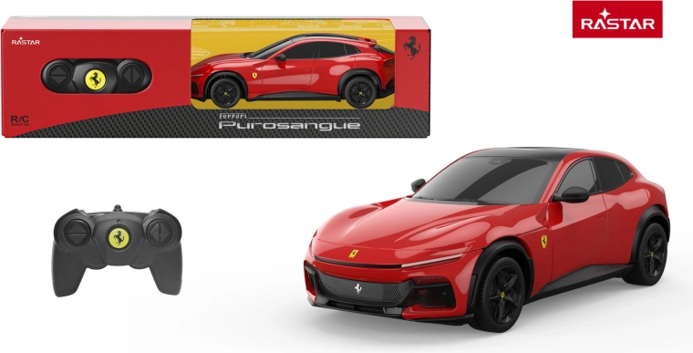 RC autó Ferrari Purosangue 1:24 piros Rastar