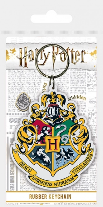 Harry Potter Roxfort gumis kulcstartó