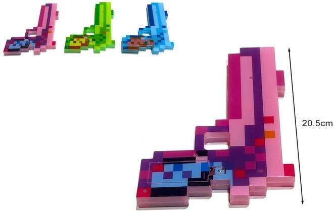 Gazelo Pixel gyermekpisztoly fény- és hangeffektekkel