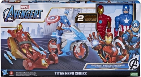 Marvel Avengers Titan Hero figura szett járművekkel
