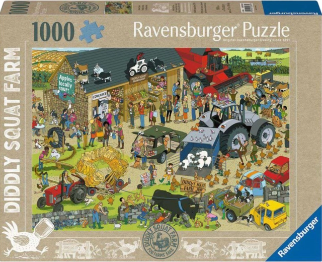 Ravensburger puzzle Diddly Squat Shop farm 1000 darab