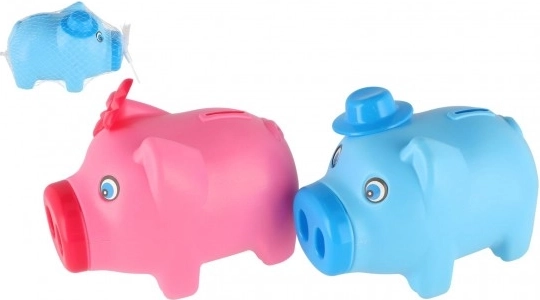 Műanyag malacpersely 16 × 12 cm, 2 szín