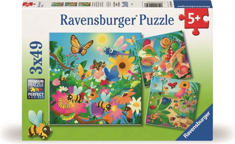 Puzzle rovarbarátok 3x49 darab