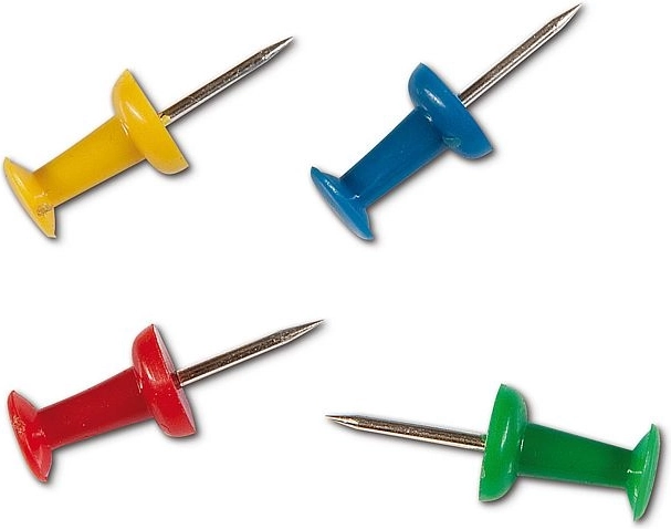 CONCORDE térképtűk, színes, 100 db