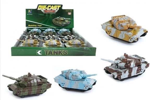 Fém tank 8,5 cm
