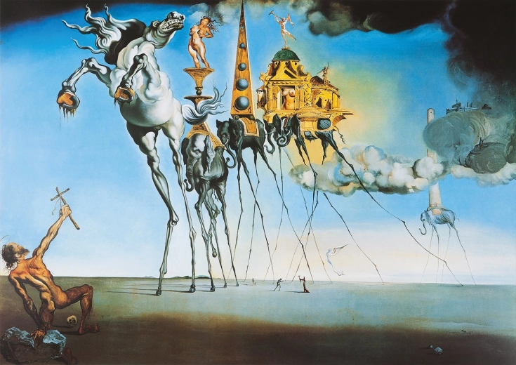 Puzzle SALVADOR DALÍ – Szent Antal megkísértése 1000 darab