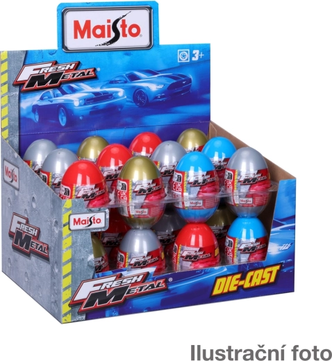 Maisto tojás fém autómodellel
