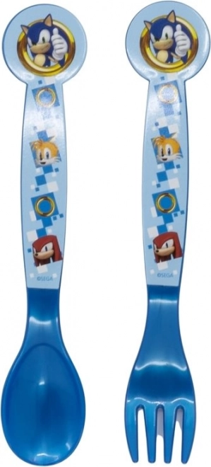 Sonic gyerek evőeszköz