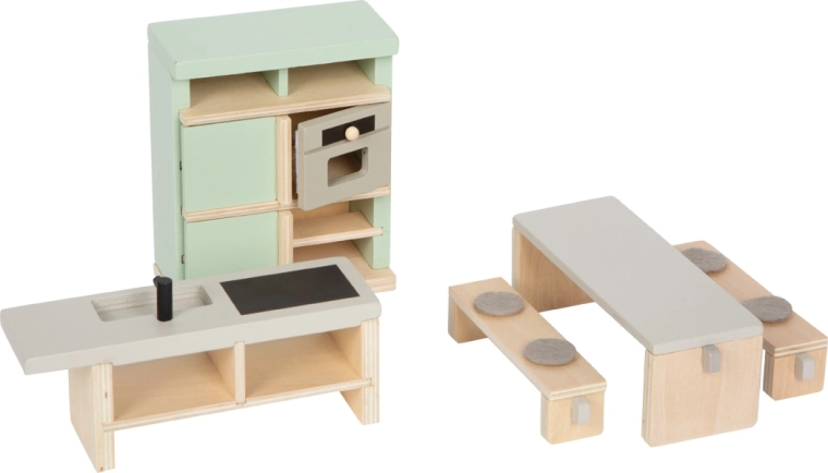 Modern konyha és étkezőrész