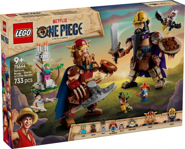 LEGO ONE PIECE Dorry vs. Brogy – a Little Garden óriásai