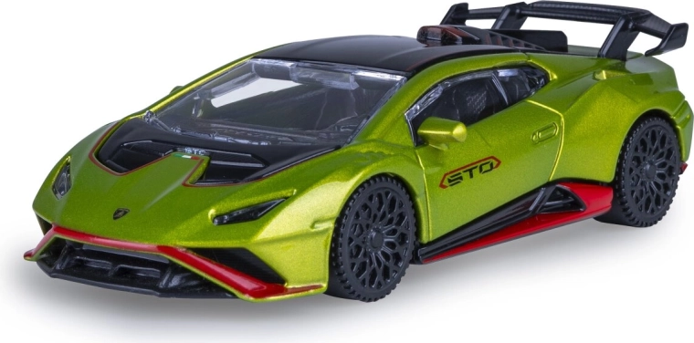 Fém Lamborghini Huracán STO modell 1:43 zöld