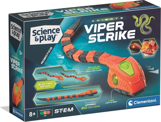 CLEMENTONI Science & Play Robotics Viper Strike robotkígyó
