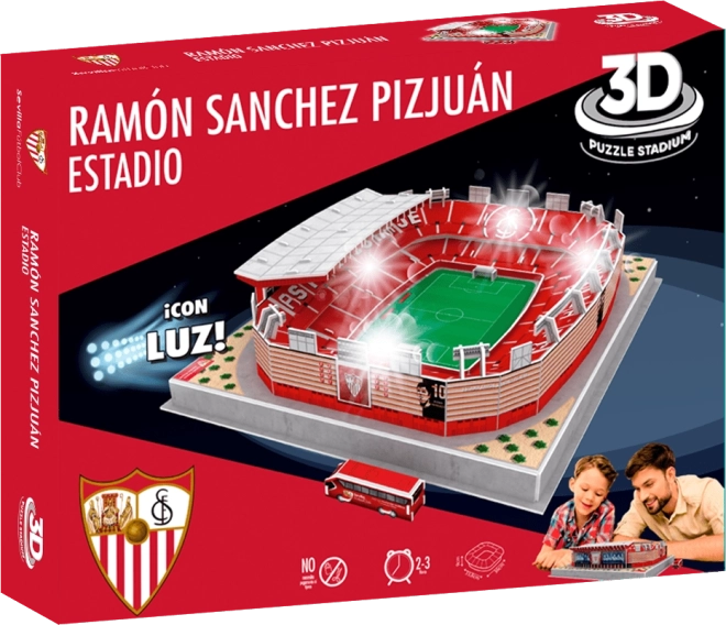 Világító 3D puzzle stadion Ramón Sánchez-Pizjuán - FC Sevilla