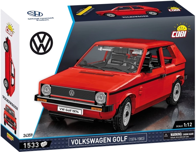 Cobi Volkswagen Golf (1974–1983) 1:12 építőmodell