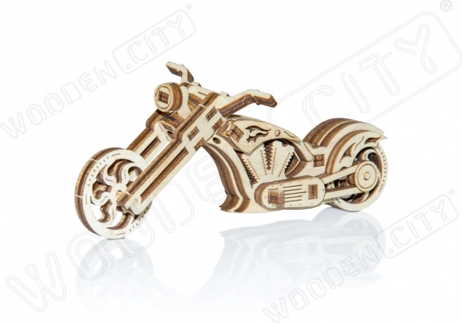Fa 3D puzzle motor CHOPPER – mini modell, 22 darab