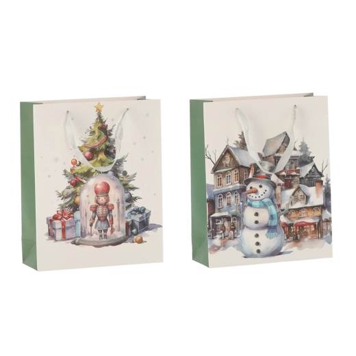 FROZEN Christmas ajándéktáska 30 × 42 × 12 cm, 12 db-os készlet