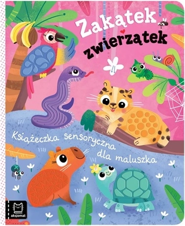 Állatka zug – szenzoros könyvecske szilikon elemekkel