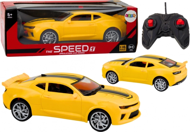 Távirányítású sportautó 1:16 sárga