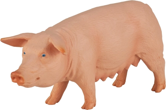 Realisztikus műanyag koca figura