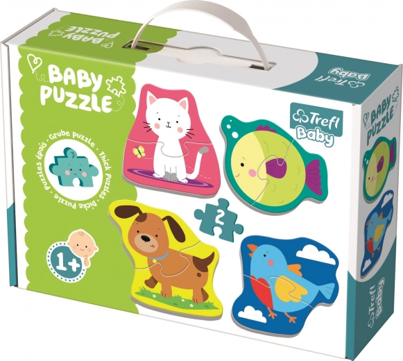 Trefl Baby puzzle – háziállatok 1+