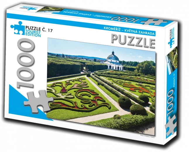 Puzzle Tourist Edition Kroměříž – Kvetná kert 1000 darab