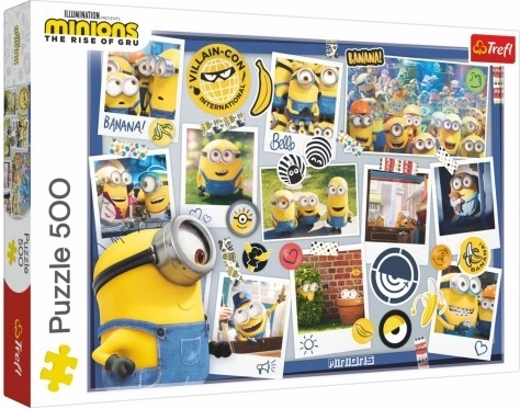 Puzzle Minyonok Őrült fotógyűjtemény 500 darab
