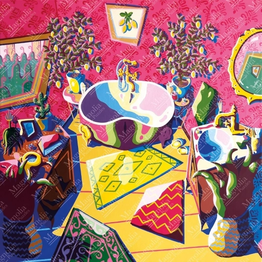 Magnolia – Citromhold puzzle, 1023 darab