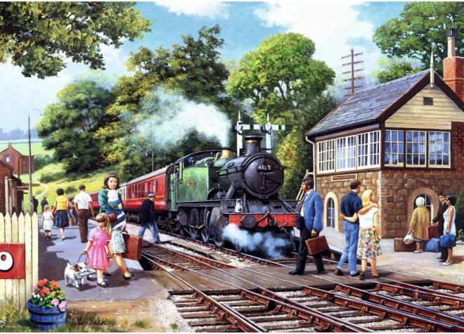 Ravensburger puzzle Vidéki vasútállomás 1000 darab