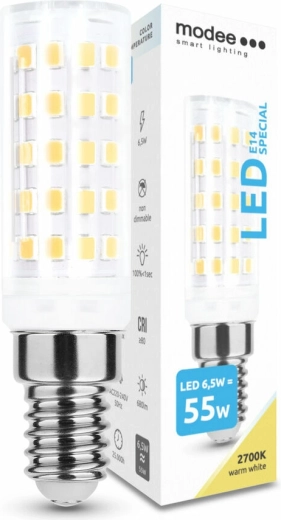 Modee Special Ceramic LED izzó 6,5 W E14, 680 lm, meleg fehér