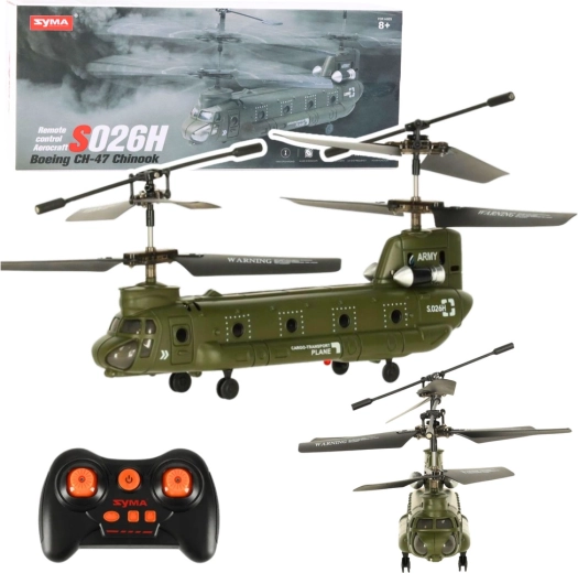 SYMA S026H-1 RC helikopter zöld