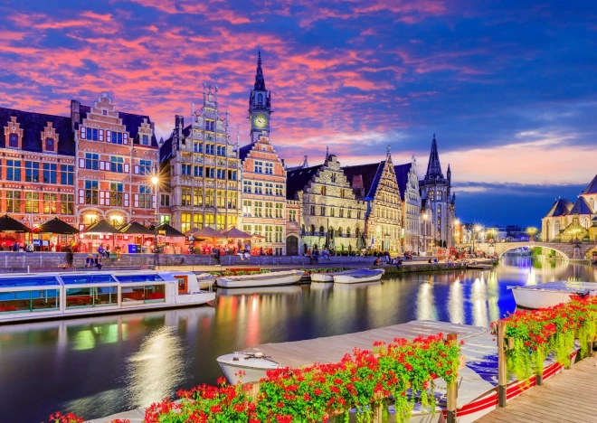 Gent alkonyatkor puzzle, 1000 darab