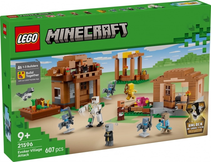 LEGO Minecraft idézők rajtaütése a falun