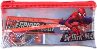 Spiderman mintás tolltartó írószerekkel