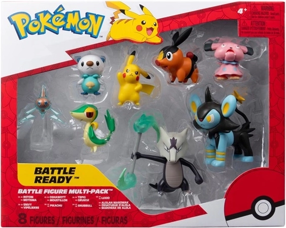 Pokémon harci figurák – 8 db-os készlet (Wave 12)
