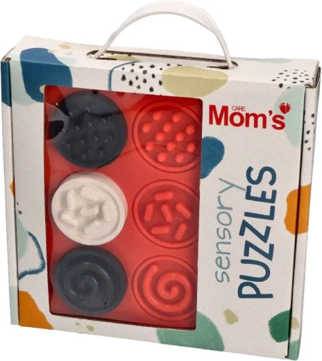 Kontrasztos szenzoros puzzle gyűrűk 6h+ Mom's Care