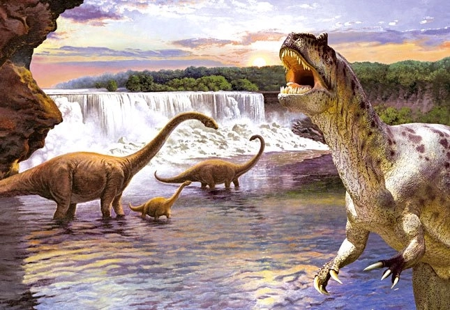 260 darabos Puzzle Diplodocus