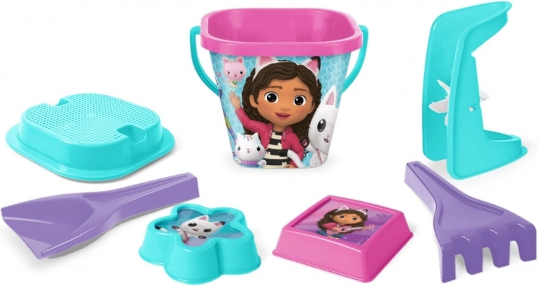 Gabby’s Dollhouse 7 darabos homokozókészlet