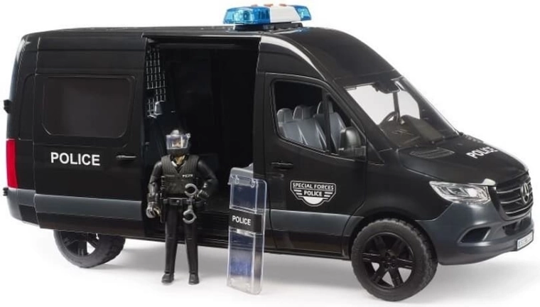 Rohamrendőr figura felszereléssel