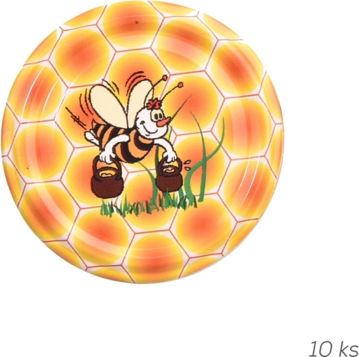 BIO 66 TO 66 (66 mm) fém tető mézhez, 10 db
