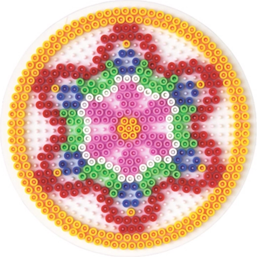 Nagy kör alakú alaplap vasalható gyöngyökhöz