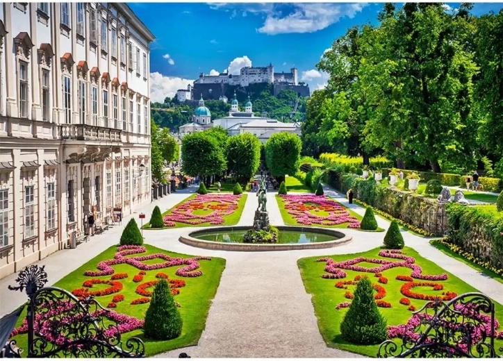 Fa puzzle Mirabell Kastély 1010 darab