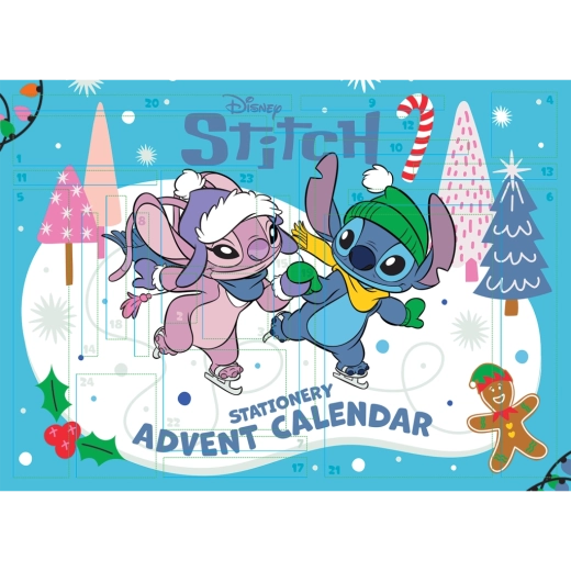 Lilo és Stitch adventi naptár – írószeres kiegészítők
